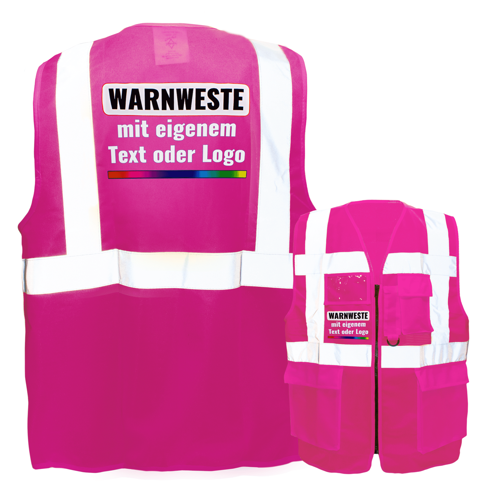 Erwachsene Sicherheitsweste - 500 rosa