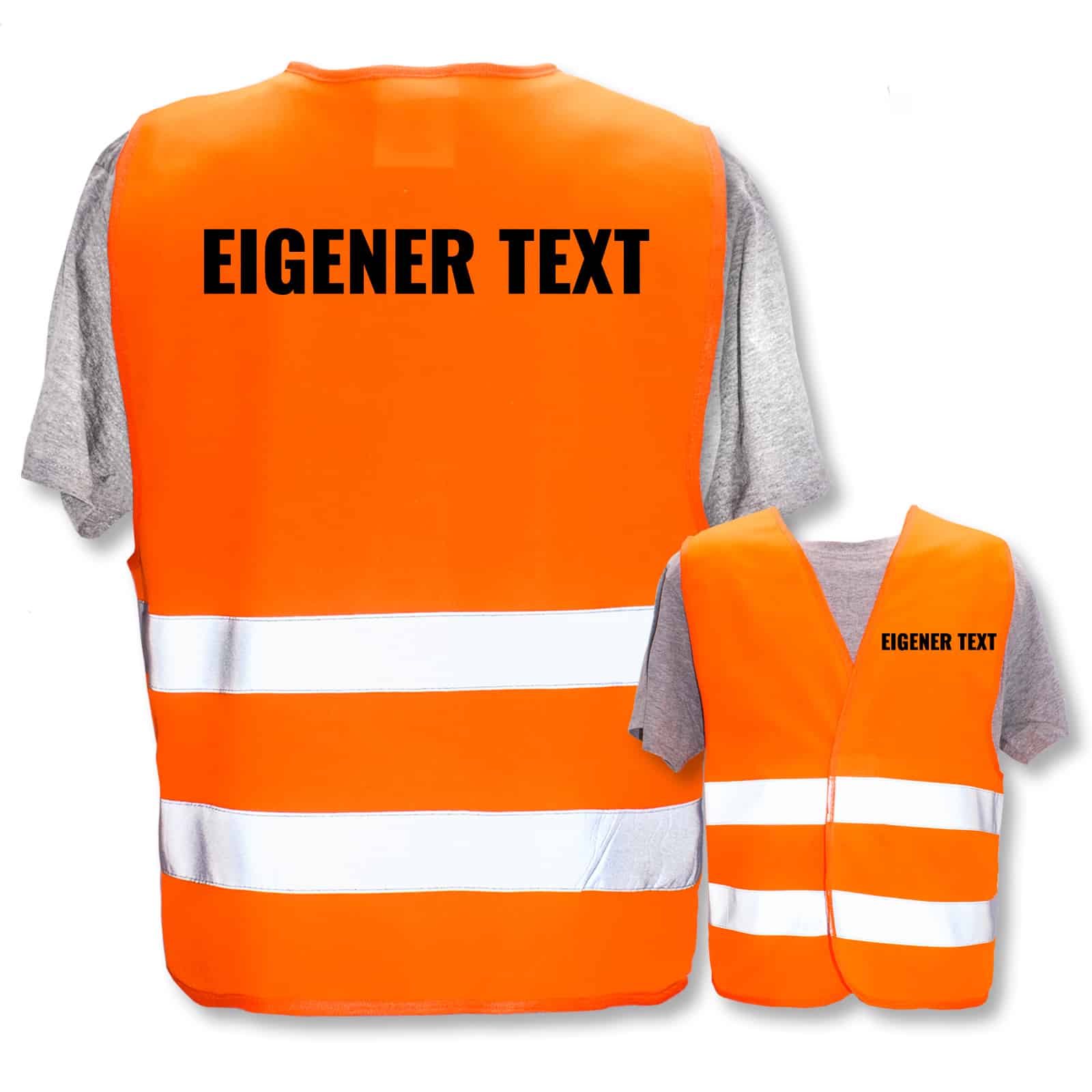 Warnweste Security und Sicherheitsdienst - Gelb, Orange, Schwarz