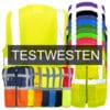 Unbedruckte Test-Multifunktionsweste mit Taschen und Reißverschluss