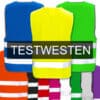 Unbedruckte Test-Kinder-Warnwesten mit zwei Leuchtstreifen // von Kita bis Grundschule