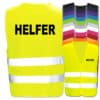 Helfer-Warnwesten mit zwei Leuchtstreifen