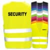 Security-Warnwesten mit zwei Leuchtstreifen