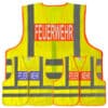 Dönges-Signalweste gelb/orange und gelb/blau nach BMI-Vorgabe mit 4 Leuchtstreifen // Begriff: Feuerwehr