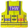 Dönges-Signalweste gelb/orange und gelb/blau nach BMI-Vorgabe mit 4 Leuchtstreifen // Begriff: THW