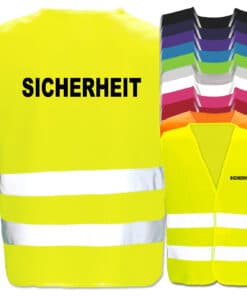 Sicherheit-Warnwesten mit zwei Leuchtstreifen