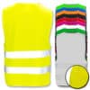 Unbedruckte Kinder-Warnwesten mit zwei Leuchtstreifen // von Kita bis Grundschule