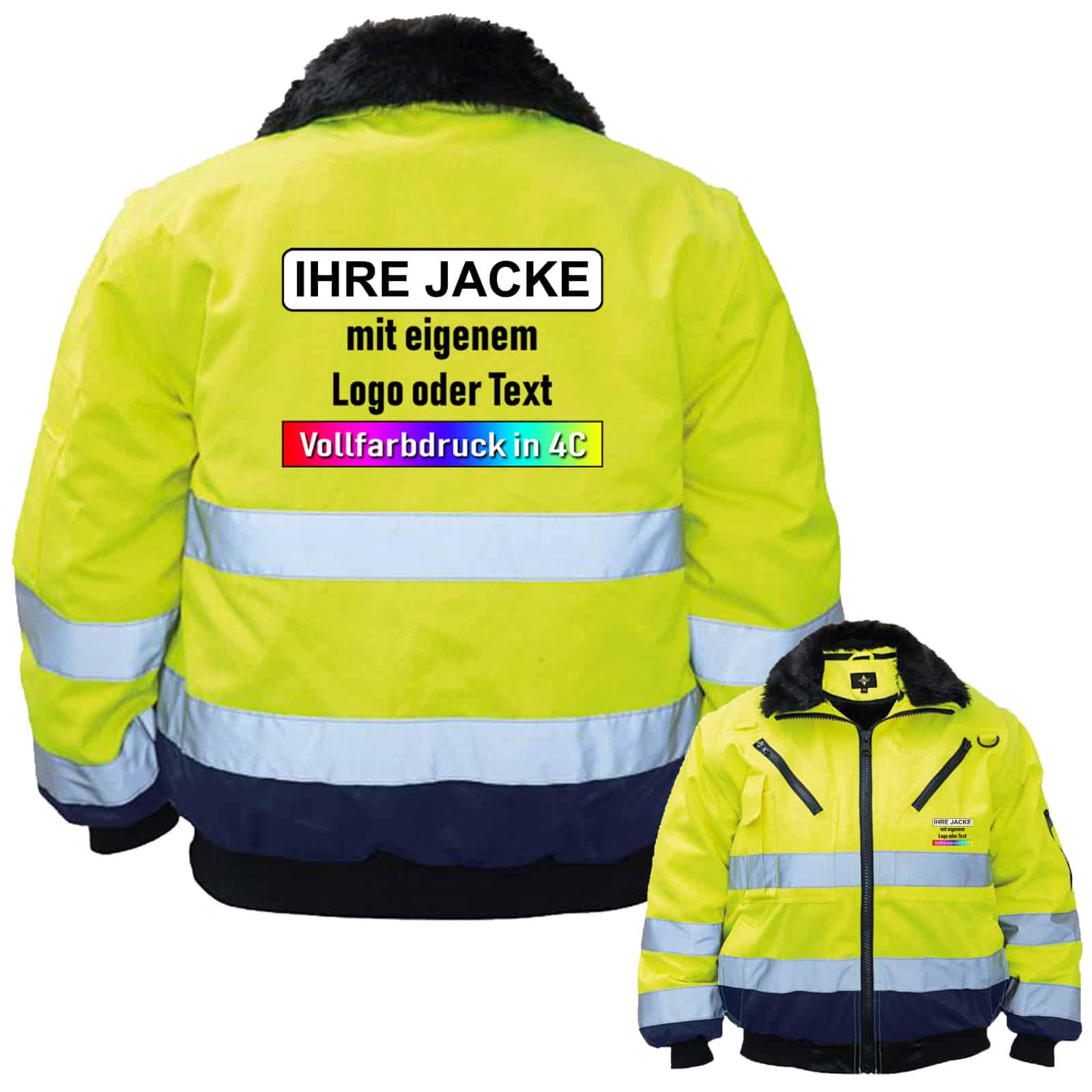 Pilotenjacke „Oslo“ von Korntex // optional mit Aufdruck – Bild 3