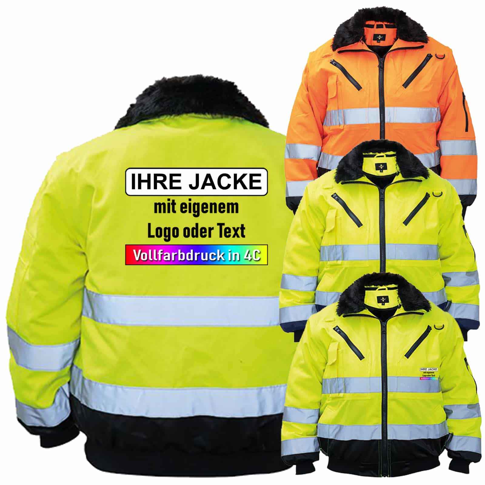 Pilotenjacke „Oslo“ von Korntex // optional mit Aufdruck