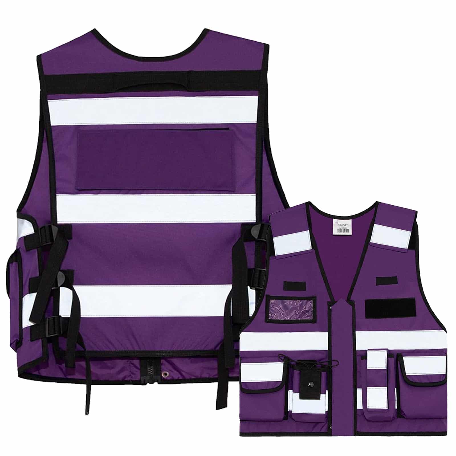 Tactical Weste „Bonn“ // multifunktionale Warnweste für Einsatzkräfte, Security & Ordnungsdienste // optional mit Klett-Patch & Aufdruck – Bild 3