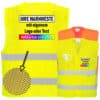 Portwest C494 Hi-Vis Halb-Mesh Weste mit 2 Reflexstreifen & Klettverschluss