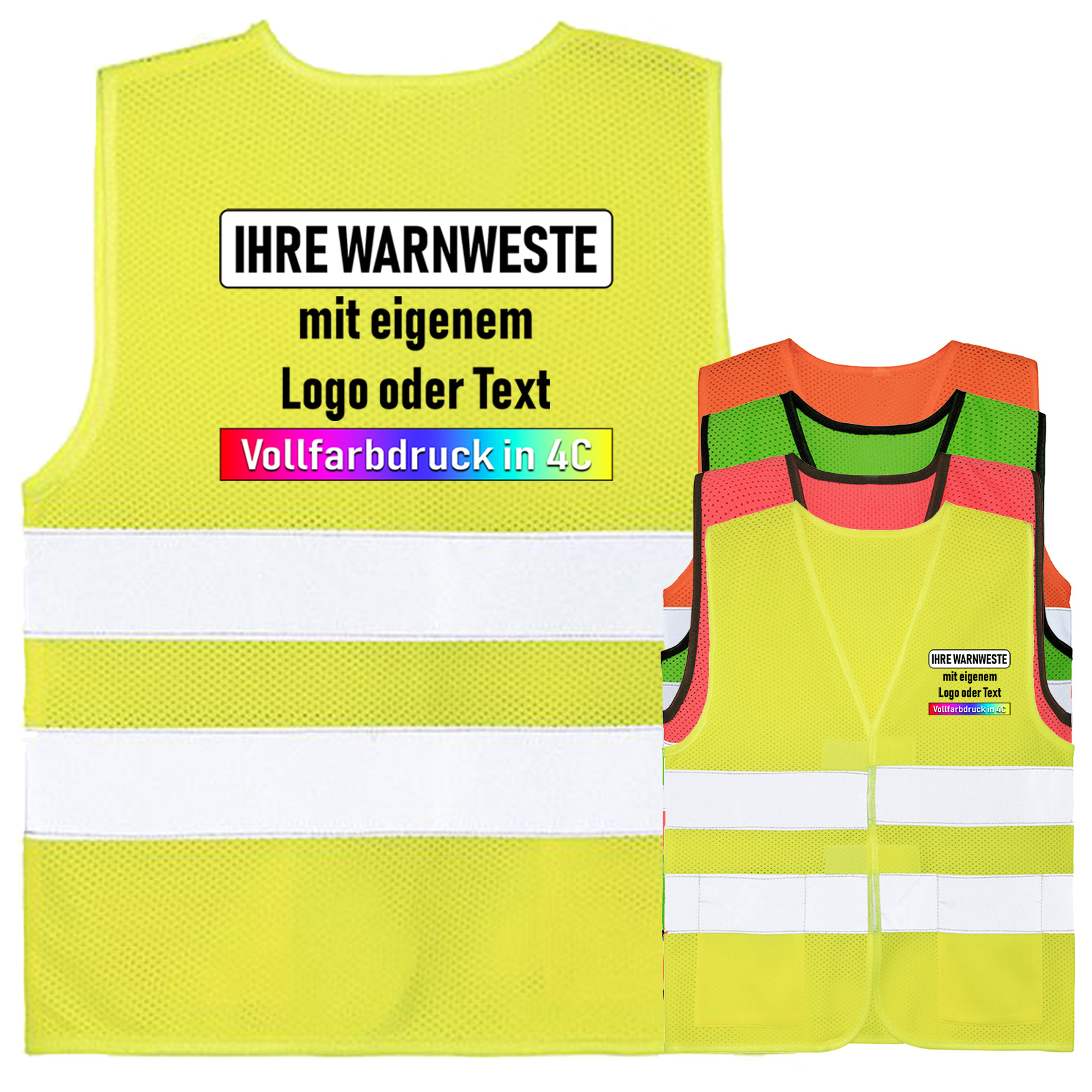 Korntex Kinder Mesh Warnweste „Korfu“ // von Kita bis Grundschule