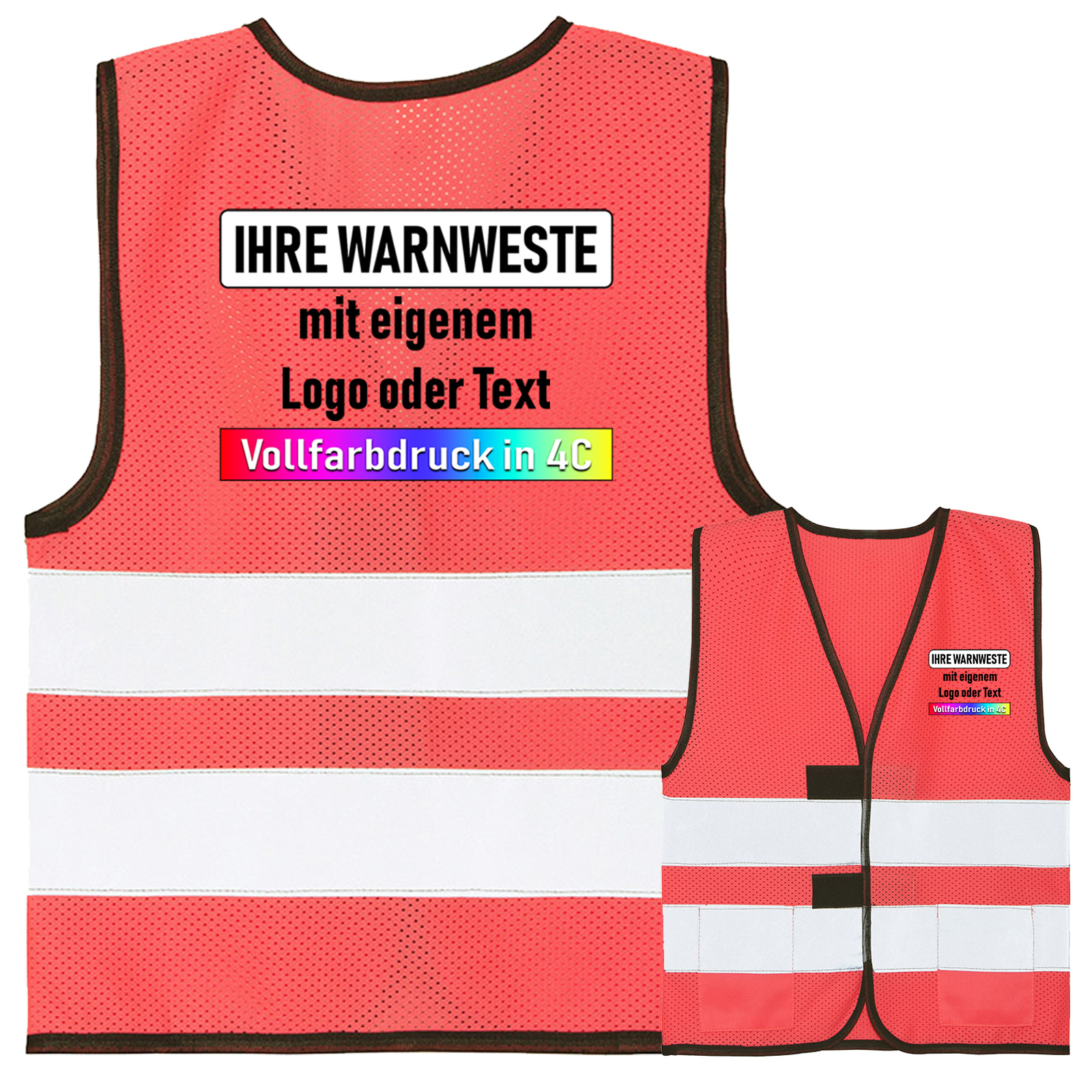 Korntex Kinder Mesh Warnweste „Korfu“ // von Kita bis Grundschule – Bild 6