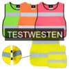 Unbedruckte Korntex Test Poncho-Warnwesten "Amigo" für Erwachsene