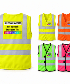 Kinderwarnweste "Esbjerg" - mit 4 Reflexstreifen // optional mit Aufdruck